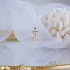 Pendant Necklaces 2022 New Design Exquisite Mobile Bear Womens Necklace Plated with 14k True Gold Elegant Zircon Necklace Birthday Gift Jewelry BrincosQ