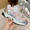 designer shoes sneakers womens luxury casual platform new release shoes sequin classic white casual shoe lace up women 10A with box