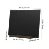 Placa de quadro -negro placar lateral mini giz duplo messgae comprimido stand dois