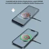 Caricatore wireless magnetico trasparente Chargers per iPhone 14 13 12 11 Pro Max Mini Se AirPodss Mag Safe Station Fast Wireless Charger