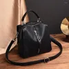 Bolsas de ombro casual simples mochila feminina 2024 saco de mensagens de moda de outono