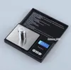 200G x 001G Zwarte zakformaat Elektronisch LCD Digitale Persoonlijke precisie Sieradenschaal Diamant Gold Balance Gewichtsschalen2021606
