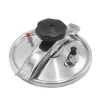 Cântula de pressão Cântula Lock de segurança de cozimento quente com botão seguro para todos os tipos de hob universal fáceis a profunda pan de pressão