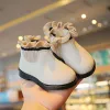 Sneakers Chaussures plates décontractées Babot-fille Bootties de 1 à 3 ans Rouffon pour tout-petit Chaussures hivernales Chaussures nouveau-nés