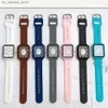 Montre-bracelettes minimalistes pour dames sportives marque Es Fashion Square figures femmes quartz gris ruban adhésif robe assortie