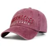 Ball Caps Unisexe Los Angeles Embroderie Calif Ornia Wash Baseball Spring and Automne Outdoor Ajustement Casual Hats Hat Suncreen