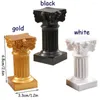 Candle Holders Mini Europe Style Classical Architecture Home Decor Scene Roman Column Candlestick Pography Props Handicraft