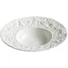 Talerze ceramiczna słomka hat hat talerz western rodzinna zupa biała artystyczna koncepcja stołowa makaron