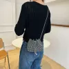 Frauen volle Strasssteine Umhängetasche kleine Crossbody Bag Crystal