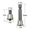 25/50mm Positioning Screwdriver Bits Woodworking Drywall Screw Driver Drill Bit Hex Shank Magnetic Batch Head 1/4'' 1/2/5PCS