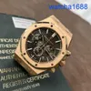 AP Tourbillon Wristwatch Royal Oak Offshore 26320or Mécanique automatique 18K Rose Gold Luxury Mens Watch