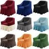 Chair Covers 1/2/3/4 Seater 3D Bubble Lattice Stretch Sofa Ruffled Seersucker Couch Slipcovers Armchair Furniture Protector