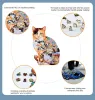 Puzzles d'animaux en bois pour les adultes pour adultes mignons puzz puzzle diy cadeau de vacances jeux interactifs jouets éducatifs pour enfants