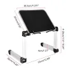 Foldable Reading Book Holder Bookcase Stand For Cookbook PC 360 Degree Adjustable Support Desk Organizer