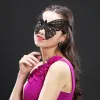 Party Lace Eye Mask Kvinnor Het Sexig fjäril Mystisk svart mask för Masquerade Halloween Cosplay Party Costume Accessories