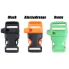 5 -stcs 20 mm zijafgifte gesp geworden Emergency Survival Whistle Buckle 550 paracord armbandriem