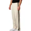 Pantalon pour hommes Street Style Sport en ajustement en vrac avec une bande de taille élastique Détail pour l'entraînement au gymnase confortable