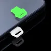 1/10pcs Plug de poussière de bricolage lumineux pour iPhone Samsung iOS MI Éclairage de charge Port Poussière de poussière Night Light Stopper anti-perdu