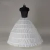 Bridal Wedding Accessories Cheap Underskirt White Women Petticoats 6 Layers Steel Ring Draw String Bind