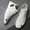 Botlar 2022 Yeni Küçük Beyaz Ayakkabı Erkekler Allmatch Trend Tahta Ayakkabıları Erkekler Deri Bir Pedal Beyaz Beanie Ayakkabı Modaya Ayarlar