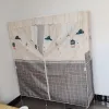 Eenvoudige kasten huismeubels slaapkamer stof kleding opbergkast moderne garderobe verhuurhuis assemblage stofdichte garderobe