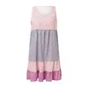 Casual Dresses Floral Boho Sundress For Women Summer Dress Round Neck Sleeveless Tank Beach Swing Fashion Slim Midi Robe