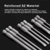 6/10pcs Flat Head Screwdriver Bits 75mm Long Magnetic Tip Slotted Screwdriver Bits S2 Steel 1/4 Inch Shank Flat Head Bits