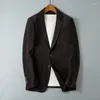 Herrenanzüge dicker Herbst- und Winter 2024 Fashion hübsche koreanische Version von Business Suit Jacke Single Small M-4xl