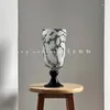 Vases Table à vase vintage de haute qualité Ornement décoratif Ornement de grand diamètre Lanterne de tempête de grand diamètre