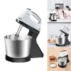 Stand Food Mixers Electric Food Blender Desktop Egg Whisk Cream Cake Dough Kneader Milk Frother