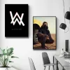 1pc cantor popular Edm Rave DJ Alan Walker Poster papel impressão em casa Bedroom Bar Cafe Art Decoração de pintura