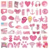 50/100pcs rosa vsco simpatico ragazza adesivi estetica skateboard per laptop per chitarra per graffiti sottili per i giocattoli di decalcomania impermeabile