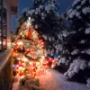 Une pour dix lumières de canne de plug-in chaudes blancs ps matériaux de Noël canne à canne LED LED extérieure jardin de jardin décorations