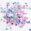 50 g di fette di cuore adorabile misto polimero spruzzi di argilla calda per artigianato decorazioni per nail art fai -da -te graffio