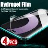 4st SCreen Gel Protector för Xiaomi Civi 2 1S Mix 4 12t Pro 12 Lite 12x Hydrogel Safety Front Film Xiomi 12Lite Civi2 inte Glas