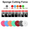 6"(150mm) Polishing Pads Auto Detailing DA Buffing Polishing Foam Beveled Triangle Shape Car Waxing Pad For Car Scratch Removal