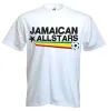 Jamajska All Stars T-shirt Reggae Rastafarian Bob Marley Rasta Piłka nożna Jamajka