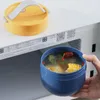 Boîte à lunch à soupe portable en acier inoxydable / thermos en plastique Mug récipient de nourriture thermale tasse à vide bento boîte avec cuillère pour enfants