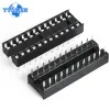 10pcs ic siège dip ic socket adaptateur soudure bricolds sockets 6pin 8pin 14pin 16pin 18pin 20pin 24pin 28pin