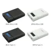 Tipo C e Micro-USB Dual entrada portátil 18650 4 Slot Power Bank Case Suporte 5V 2A CARREGO RÁPIDO PARA TOLE MOLETAL/Tablet