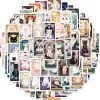 78pcs Cat Pussy Tarot Stickers For Phone Case Ipad Stationery Laptop Scrapbook Vintage Sticker Aesthetic Scrapbooking Material