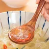 Cucchiai 1pc cucchiaio di zuppa in legno manico lungo manico da cucchiaino cucina accessori da cucina gadget in legno