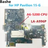 HPパビリオン用マザーボード15GラップトップマザーボードZS051 LAA996P with A65200 CPU 760149001テスト100％OK高速配信