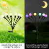 6 LED SOLAR SOLARED FIRWORK FILTFLY LUMIÈRE EXTÉRIEUR EMPRÉPRIPHIER LEVILLES DE LAWN BALCON LAMPE DE DÉCOR DE BALCON LAMPRESSCAGE