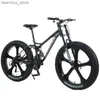 Bikes 26 * 4.0 Fat Tire Bike Bike Disc Disc Frein avec amortisseur Bike 7/21/24/27 Speed Snow Beach Bicyc L48