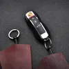 Genuine leather key bag car key universal mens and womens pull-out cowhide key storage bag large capacity compact and mini