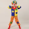 Halloween Patch Clown Costume Masquerade Funny Children's Abita di Carnival Clown Performance Clothes Cosplay