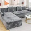 Velvet bankdeksel stretch slipcover elastische bankdeksels voor woonkamer funda sofa l vorm hoek bank cover home decor