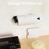 Wandmontage Toilettenpapierhalter Rollenpapierhandtuchhalter Einhanden Handtuchhalter Wandregal Badezimmerzubehör betreiben