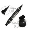 1 ~ 10pcs Eyeliner Pen rapide étanche double tête noire noir longue dure de style crayon à yeux liquides